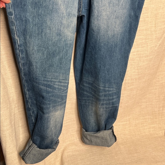 City Chic Women’s Medium Wash Denim Skinny Overalls Sz 16 - Picture 6 of 6